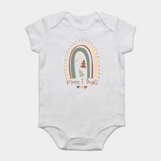 Christmas Merry And Bright Baby Bodysuit